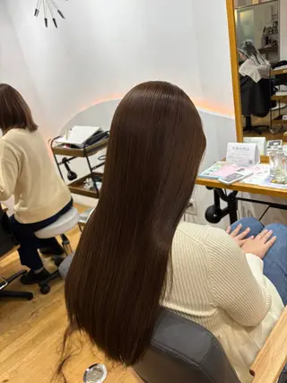 ロング 西元 群/艶髪/髪質改善のヘアスタイル