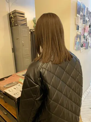 セミロング 細山田 りゅうせいのヘアスタイル