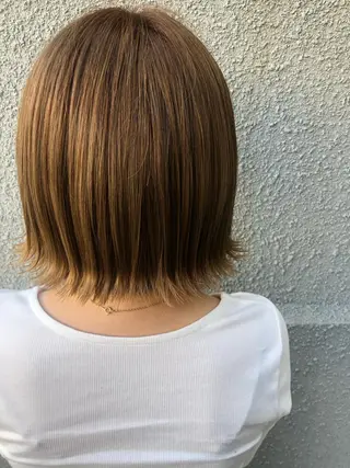 ショート カラー 西 めぐみのヘアスタイル