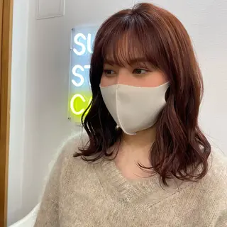 ミディアム SUNC🍀大熊 花奈絵🍀のヘアスタイル