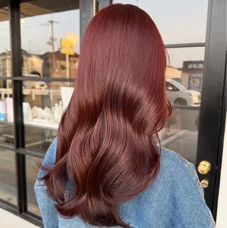 セミロング カラー salonLH金剛店所属・渡部 新菜のヘアスタイル