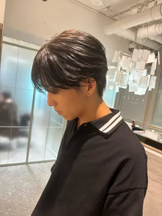 ショート カラー パーマ メンズ [渋谷美容師] 玲弥のヘアスタイル