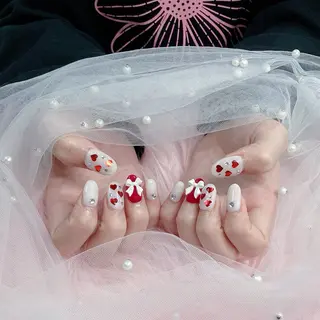 ネイル パーツ全部¥110 サロンミミのネイルデザイン