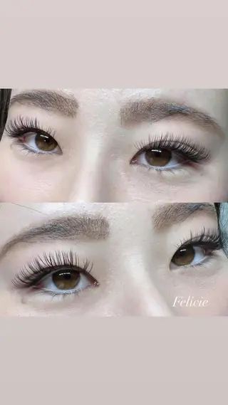 マツエク・マツパ Felicie＊ Sayakaのマツエク・マツパデザイン