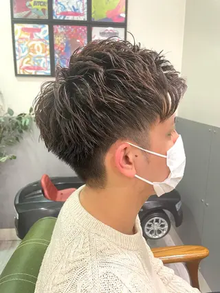 メンズ メンズカット🫧縮毛 矯正　chinamiのヘアスタイル