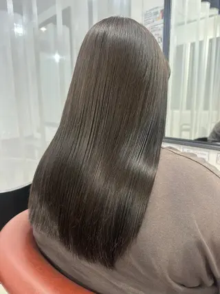 ロング カラー 桒村 沙綾のヘアスタイル