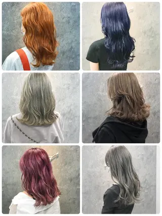 ミディアム 所渉/韓国レイヤー /ウルフカットのヘアスタイル