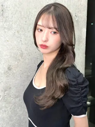 ロング 韓国/ワンホンヘア 髪質改善/MaCoのヘアスタイル