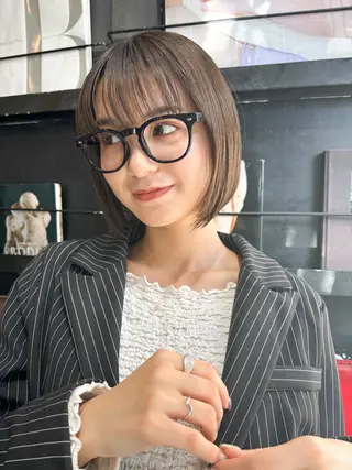 ショート MINX青山店所属・結莉/ボブ/ 縮毛矯正のヘアスタイル