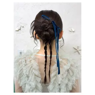 ヘアアレンジ ヘアセット✩.*˚ Tomomiのヘアスタイル