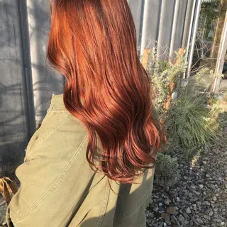 カラー カットパーマモデル 山中 遥のヘアスタイル