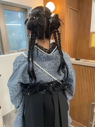 ヘアアレンジ 透明感・艶カラー/ 坂田友梨奈のヘアスタイル