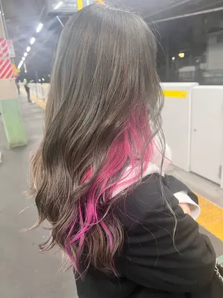 ロング カラー たけかわ みずきのヘアスタイル