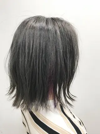 ミディアム カラー 池田 雄太 ✨美髪縮毛矯正✨のヘアスタイル