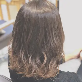 セミロング 透明感カラー💖 Stylist佐藤澪のマツエク・マツパデザイン