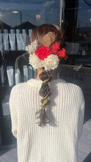 セミロング alu所属・alu yuinaのヘアスタイル