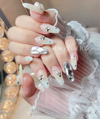 ネイル 23時まで❤︎韓国、 ワンホンネイルのネイルデザイン