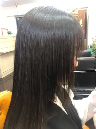 ロング パーマ 桧山 真のヘアスタイル