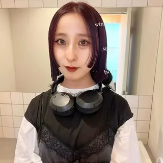 ミディアム カラー arisa/暖色 /伏見/レイヤーのヘアスタイル