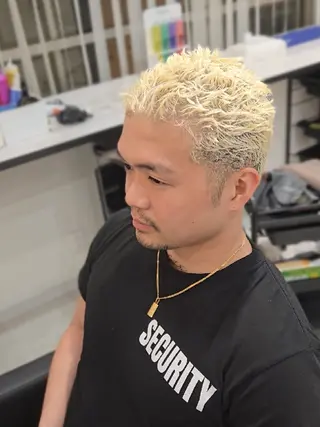 メンズ ショート パーマ カラー Lapis 名古屋駅前店所属・LEN名古屋/パーマ 海外ヘア/メンズ特化のヘアスタイル