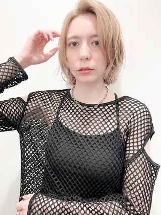 ミディアム カラー ✨前田 優・2拠点✨ ✨恵比寿・札幌店✨のヘアスタイル