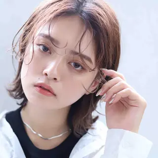 カラー ミディアム ROW 札幌のヘアスタイル