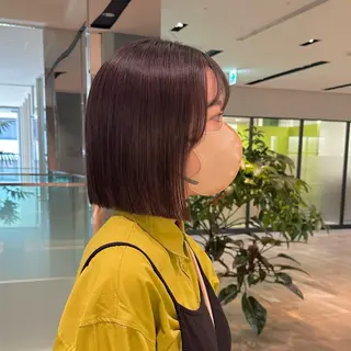 ミディアム 高松 沙耶のヘアスタイル