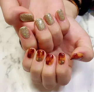 ロング カラー ネイル Q Free nailsのネイルデザイン