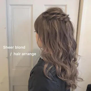 ヘアアレンジ 🌸ハイトーン 新田 廉 🌸のヘアスタイル