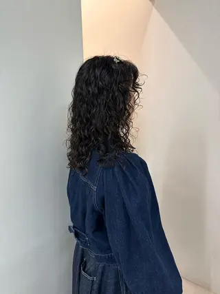 ミディアム カラー パーマ キッズ オトナヘア🌸 harukaのヘアスタイル