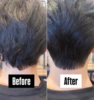 ショート パーマ メンズ ダウンパーマ/韓国 ヘア/ブリーチ/桑本のヘアスタイル