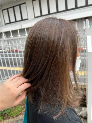 セミロング 今村 愛美のヘアスタイル