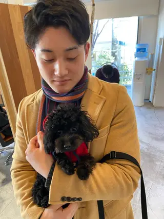 ショート カラー パーマ ヘアアレンジ メンズ CHIC share salon所属・ちこ .のヘアスタイル