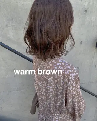 ショート カラー 柔らかブラウン/顔周 りレイヤー♡ユウシのヘアスタイル