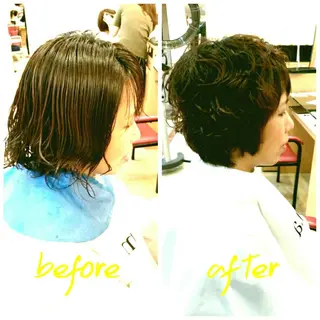ショート EMANON名古屋所属・美谷添（ミヤゾエ） まどか大人ヘアサロンのヘアスタイル