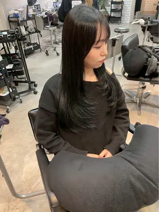 ロング 韓国系/ダブルカラー /トグチリンカのヘアスタイル