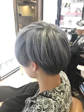 ショート カラー パーマ ヘアアレンジ メンズ キッズ ネイル マツエク・マツパ サロンドミルク 原宿のヘアスタイル