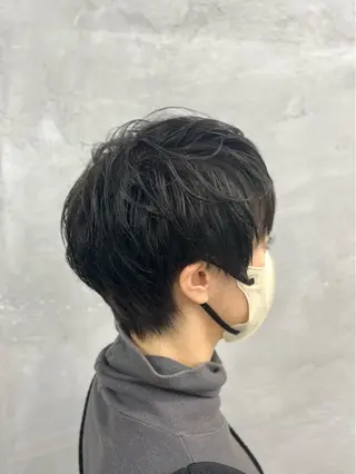 ショート カラー ナカジマ ハルカのヘアスタイル