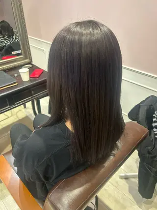 セミロング 暖色カラー｜艶髪｜ 🥨AIKA🥨のヘアスタイル