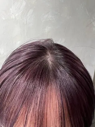 ミディアム カラー ツキノキ ミナのヘアスタイル