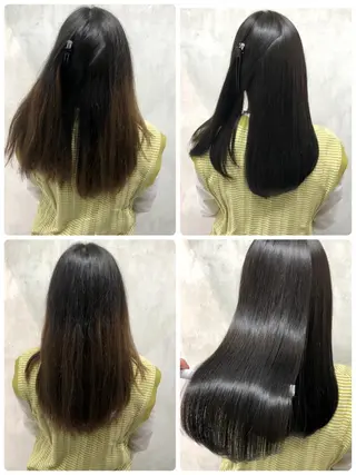 セミロング 満足度⭕️縮毛矯正師 谷口にお任せを👍のヘアスタイル