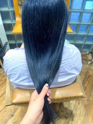 ロング カラー カット/パーマモデル 募集🩵　yukaのヘアスタイル