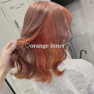 ミディアム カラー ヘアアレンジ メンズ キッズ お悩み解決美容師 💐AMIのヘアスタイル