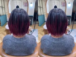 ミディアム 池袋/ボブ/ボブ矯正 髪質改善/山本のヘアスタイル