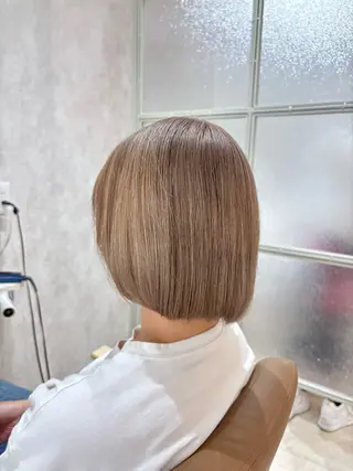 ミディアム カラー ダブルカラー艶カラー Chihayaのヘアスタイル
