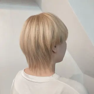 ショート カラー hair salon mtm所属・🕊mtm🫧梅田/ 定額制/透明感/艶髪のヘアスタイル