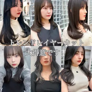 セミロング Misaki /ボブ/縮毛矯正のヘアスタイル