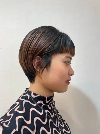ショート とみ ながのヘアスタイル