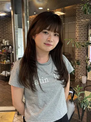 ミディアム レイヤー/ボブ /メンズ🪩KAYOのヘアスタイル