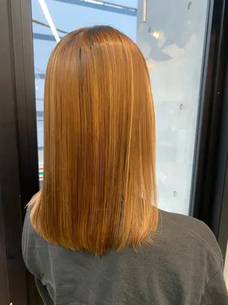 ミディアム ルーツカラー/ デザインカラー/井川のヘアスタイル